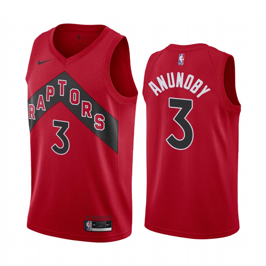 OG Anunoby Toronto Raptors Red Icon Edition New Uniform 2020-21 Jersey
