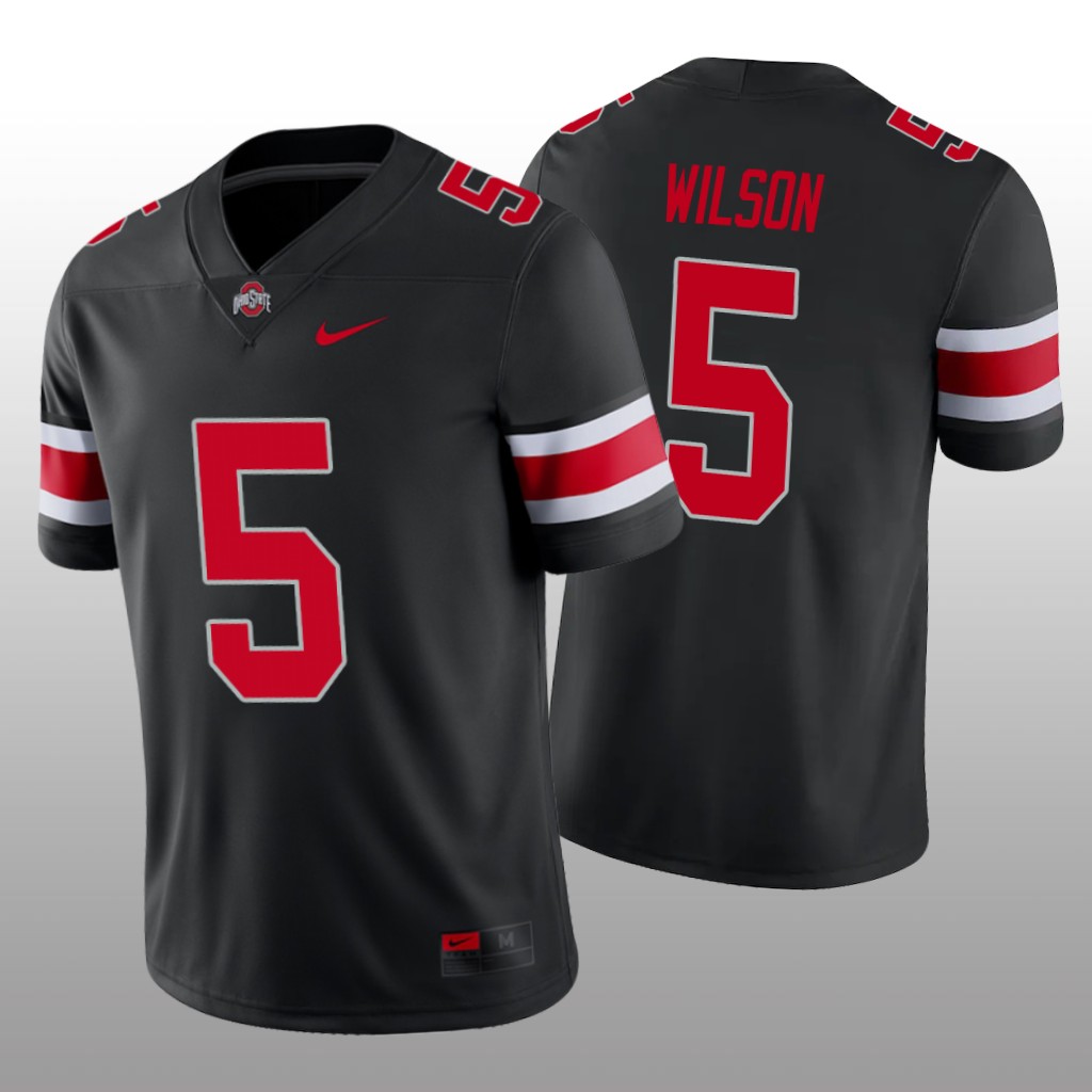 Ohio State Buckeyes Black Game College Garrett Wilson Jersey