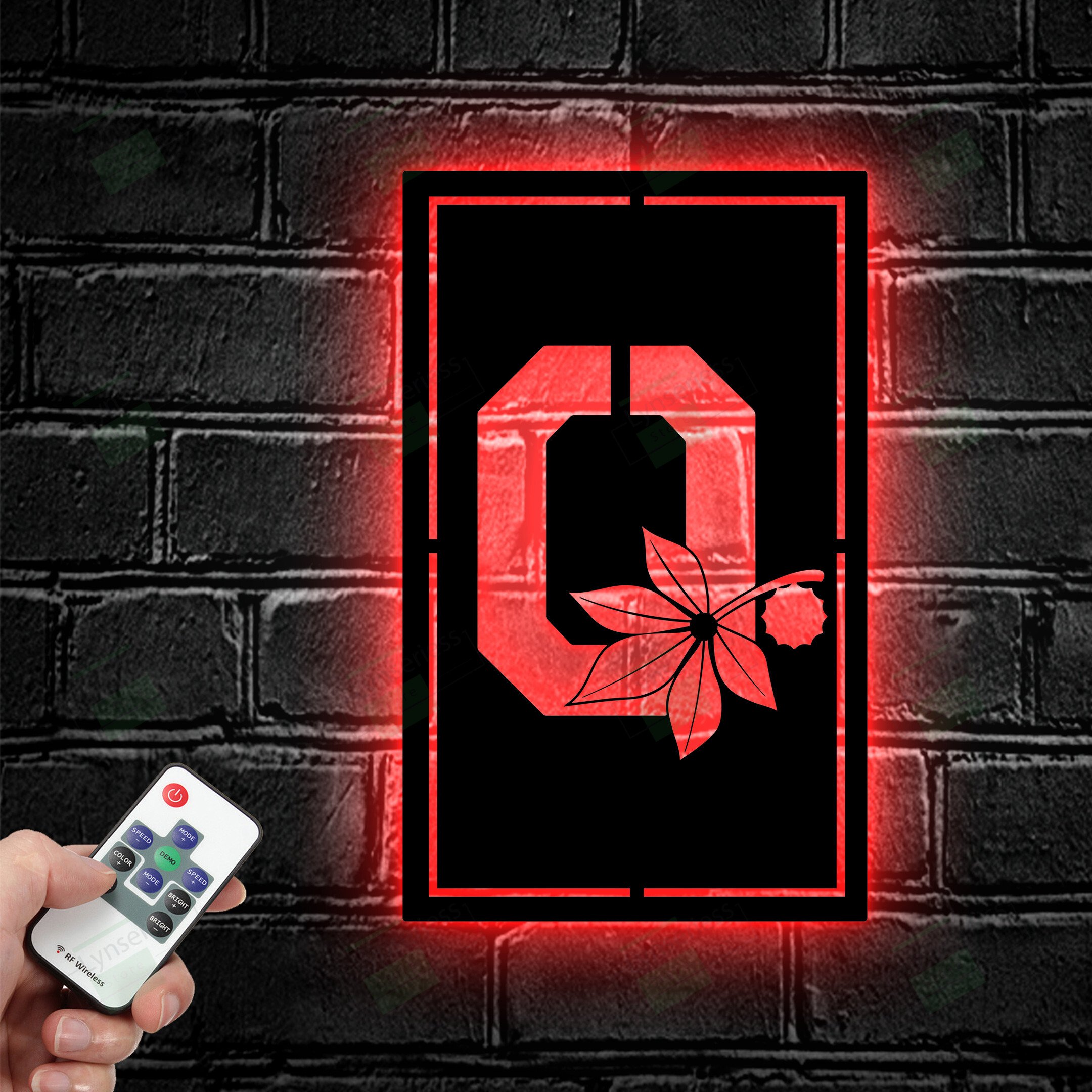 Ohio State Buckeyes Leaf Metal Sign – Led light sign