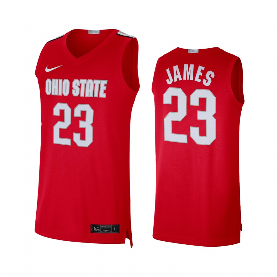 Ohio State Buckeyes LeBron James Scarlet Alumni Limited Jersey NCAA