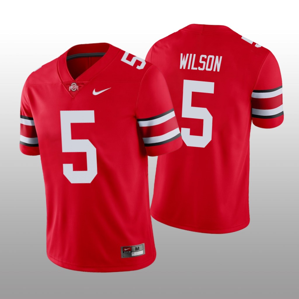Ohio State Buckeyes Scarlet Game College Garrett Wilson Jersey