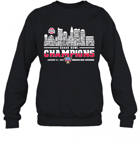 Ohio State Buckeyes Sugar Bowl Champion Mercedes Benz Superdome Sweatshirt