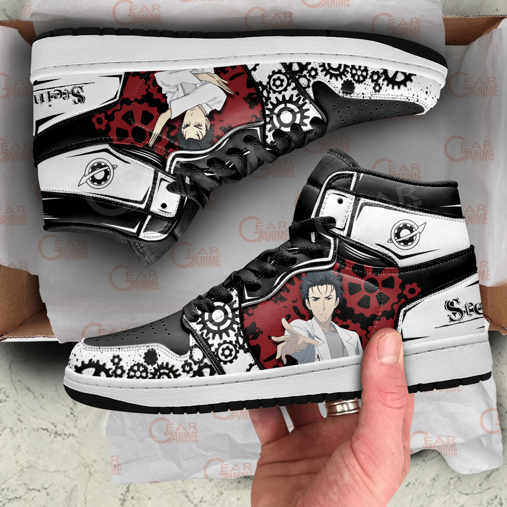Okabe Rintarou JD1s Sneakers Steins Gate Anime Shoes, Air Jordan Hightop