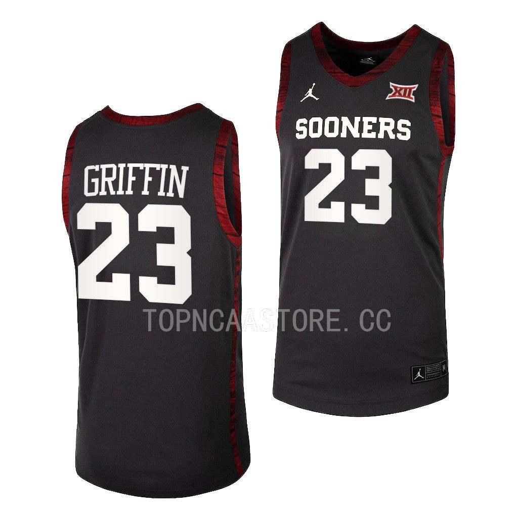 Oklahoma Sooners Blake Griffin Alumni uniform Anthracite #23 Jersey