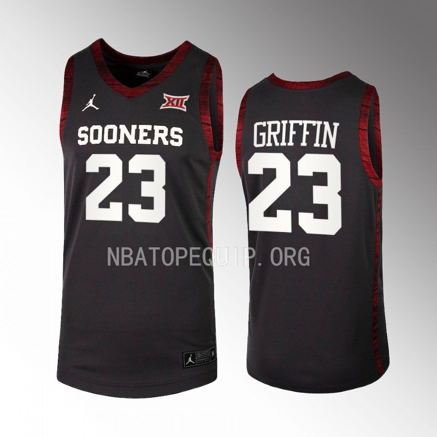 Oklahoma Sooners Blake Griffin Jersey Alumni Anthracite Uniform