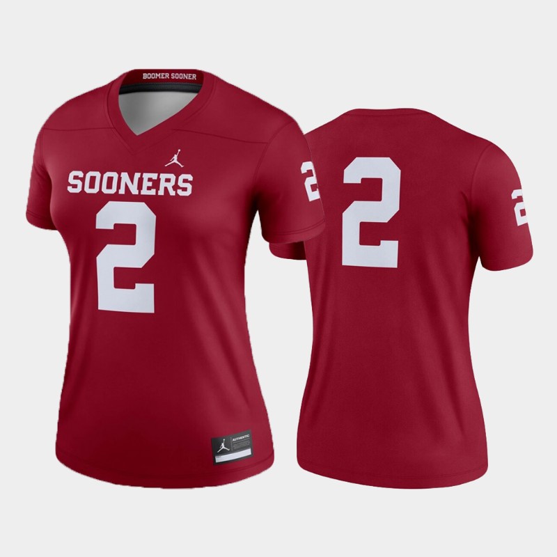 Oklahoma Sooners Crimson Legend College Jersey