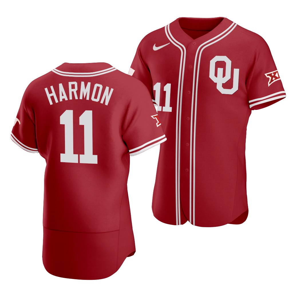 Oklahoma Sooners De'Vion Harmon 2021 Vapor Prime Red College Jersey