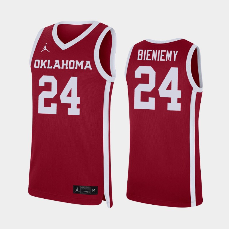 Oklahoma Sooners Jamal Bieniemy Crimson Men's College Jersey