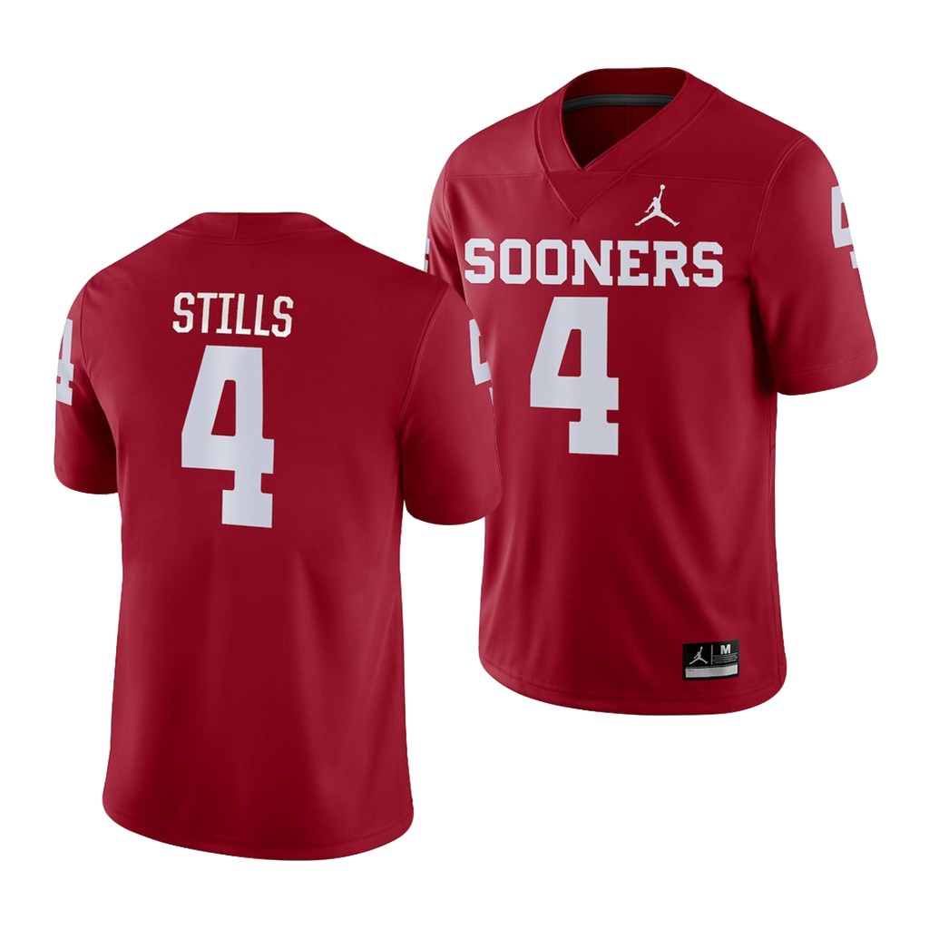 Oklahoma Sooners Kenny Stills Men's Crimson Game College Jersey