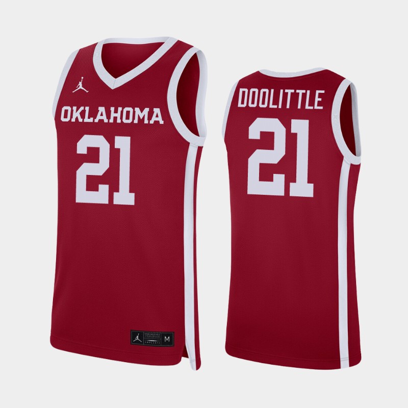 Oklahoma Sooners Kristian Doolittle Crimson Men's College Jersey