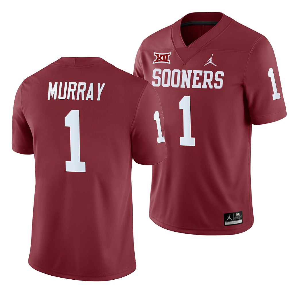Oklahoma Sooners Kyler Murray Crimson College Home Game Jersey