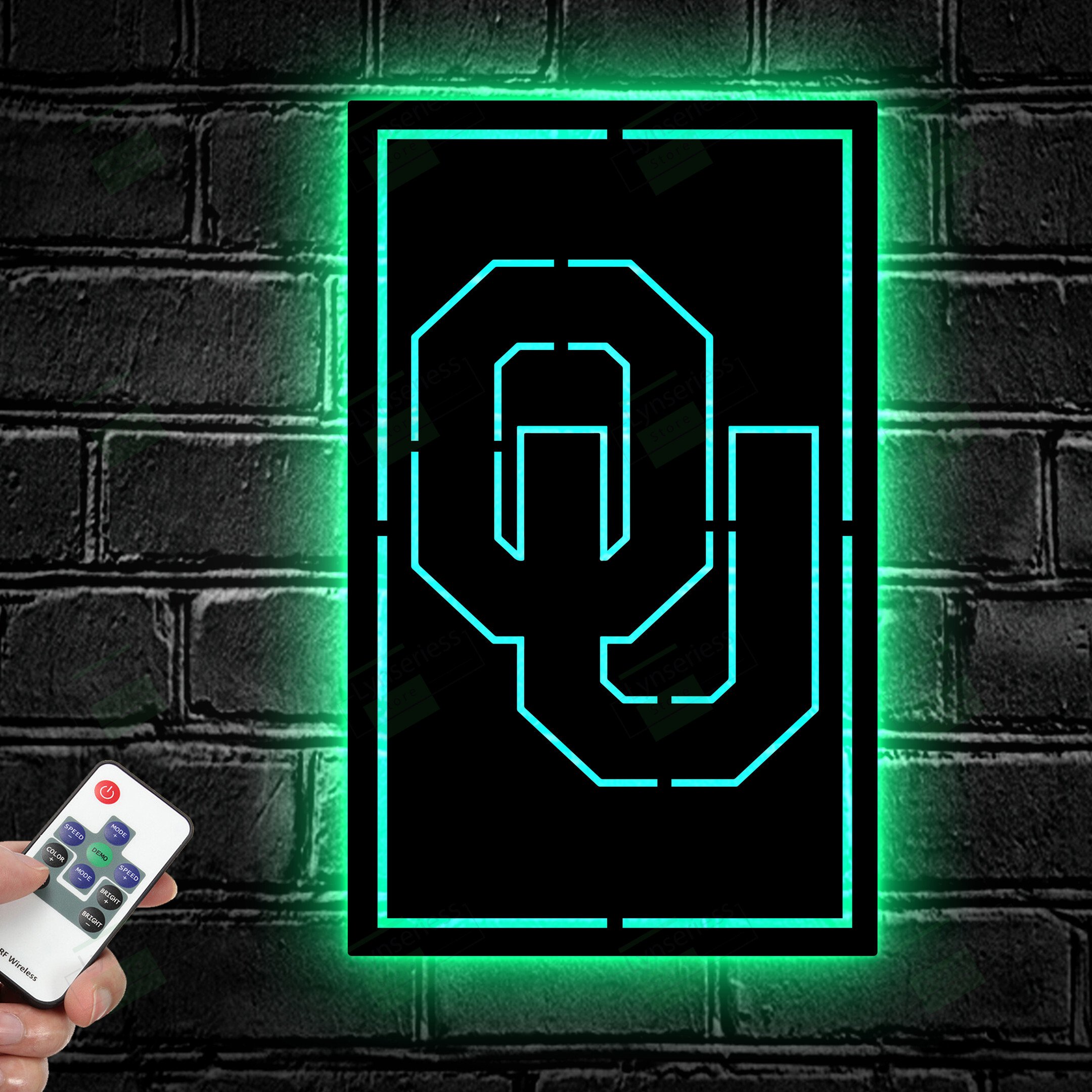 Oklahoma Sooners LED Metal Sign – Led light sign