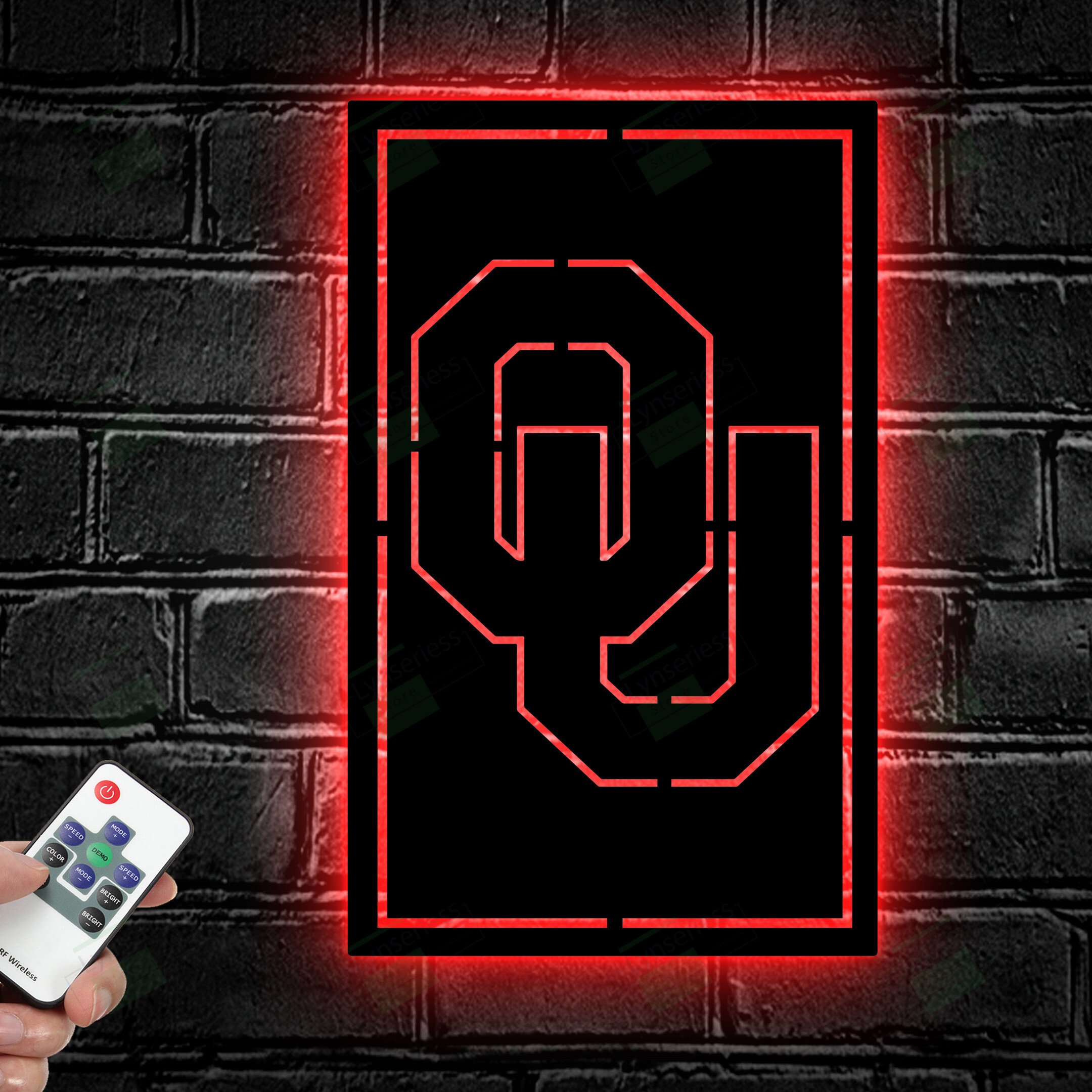 Oklahoma Sooners LED Metal Sign – Led light sign