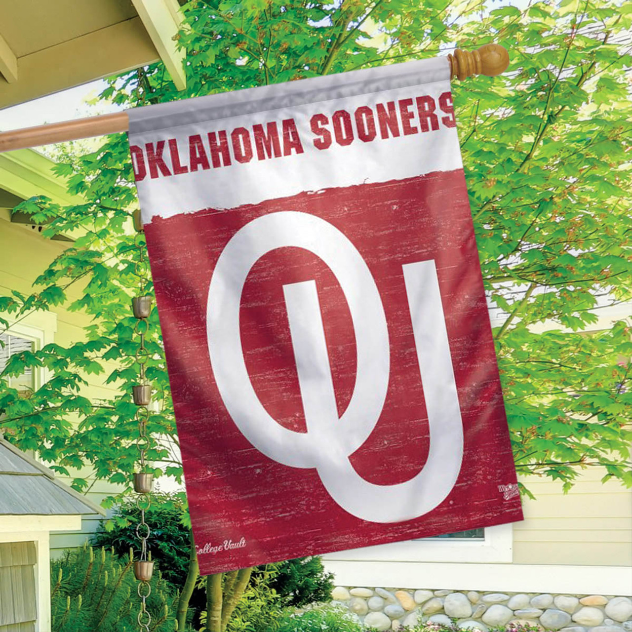 Oklahoma Sooners NCAA Vertical Garden Flag, House Flag