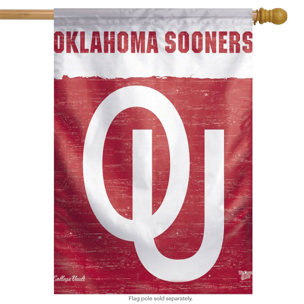 Oklahoma Sooners NCAA Vertical Garden Flag, House Flag