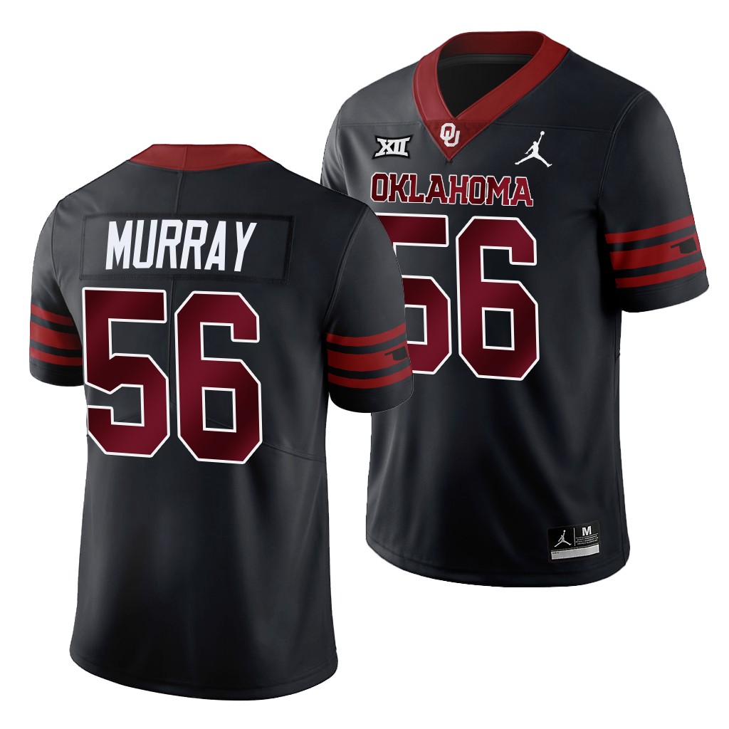 Oklahoma Sooners Unity Chris Murray #56 Anthracite Men's Alternate Jersey
