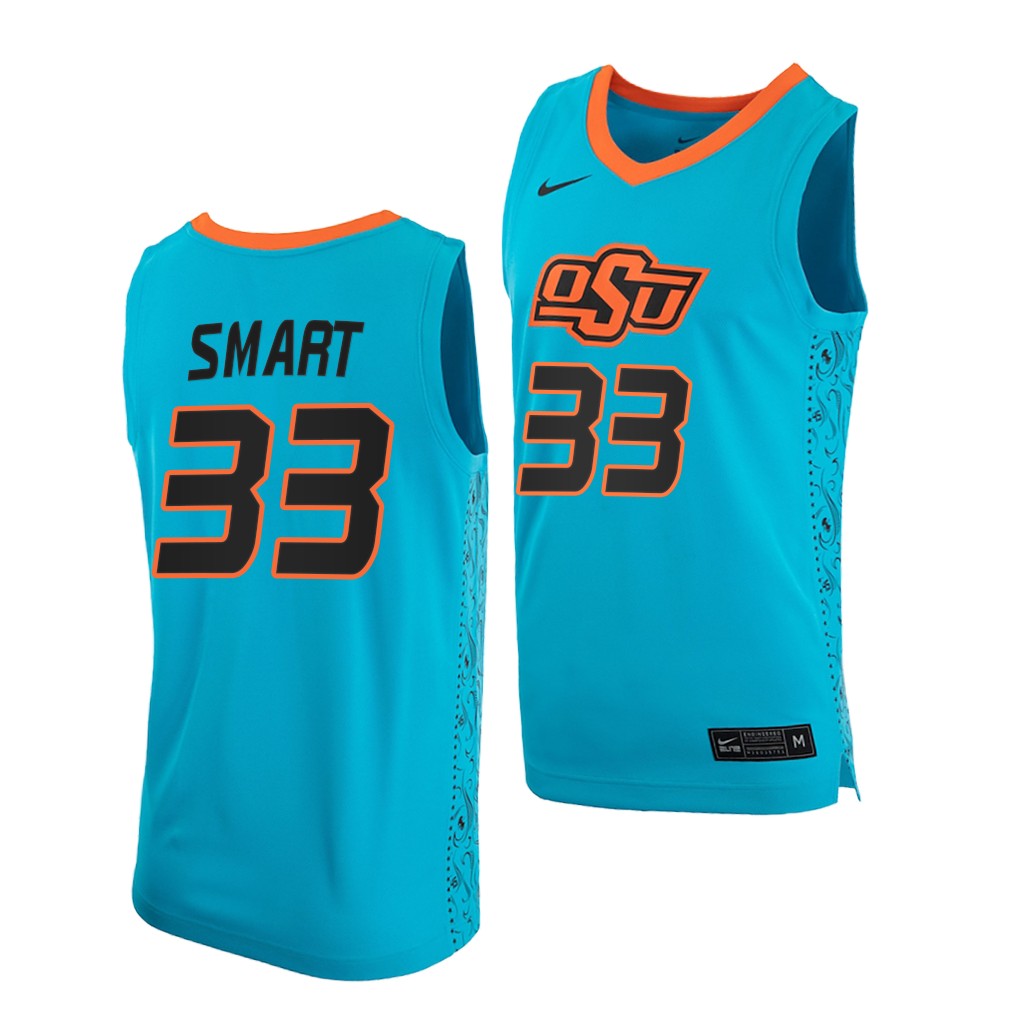 Oklahoma State Cowboys Marcus Smart Blue College Jersey