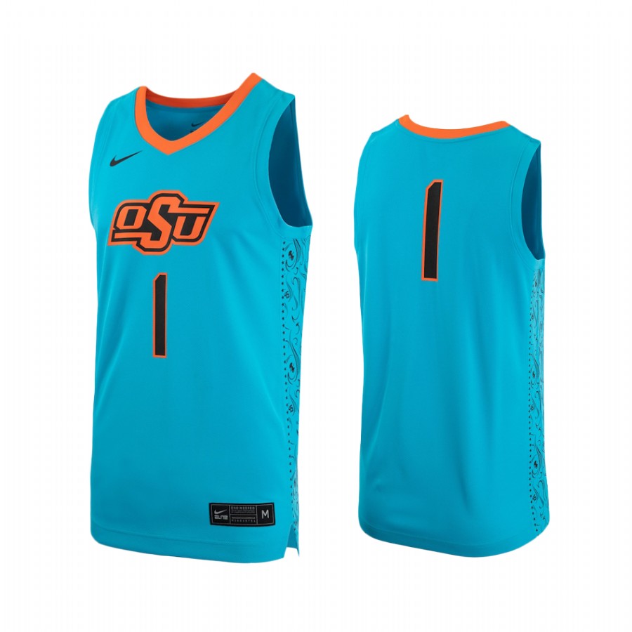 Oklahoma State Cowboys Turquoise Alternate Jersey
