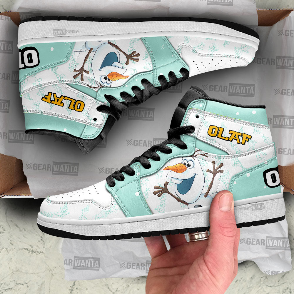 Olaf J1 Shoes For Cartoon Fans Sneakers, Air Jordan Hightop