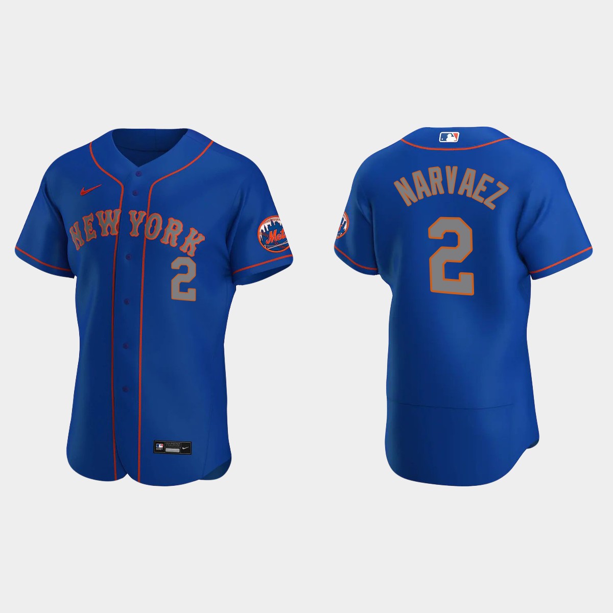 Omar Narvaez New York Mets Jersey - Royal