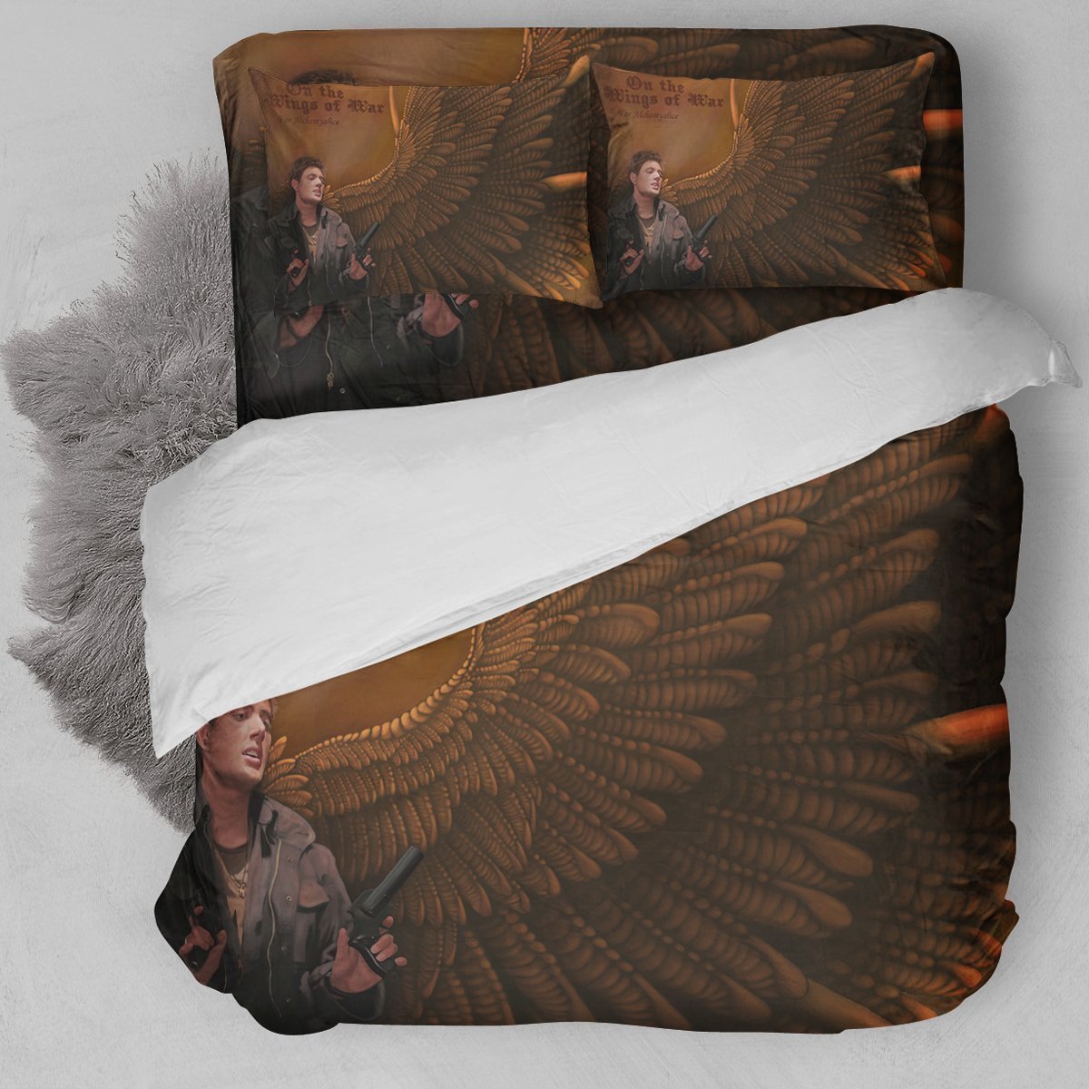 On The Wings Of War Duvet Cover Bedding Set