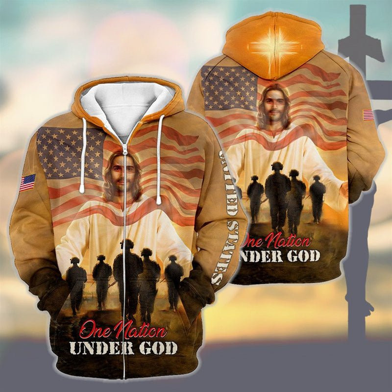 One Nation Under God Unisex Hoodie