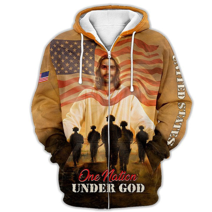 One Nation Under God Unisex Hoodie