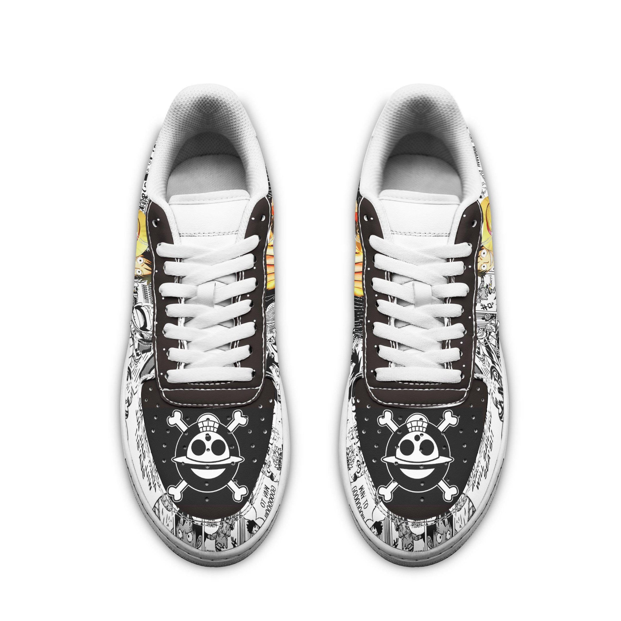 One Piece Air Sneakers Custom Manga Mixed Anime Shoes