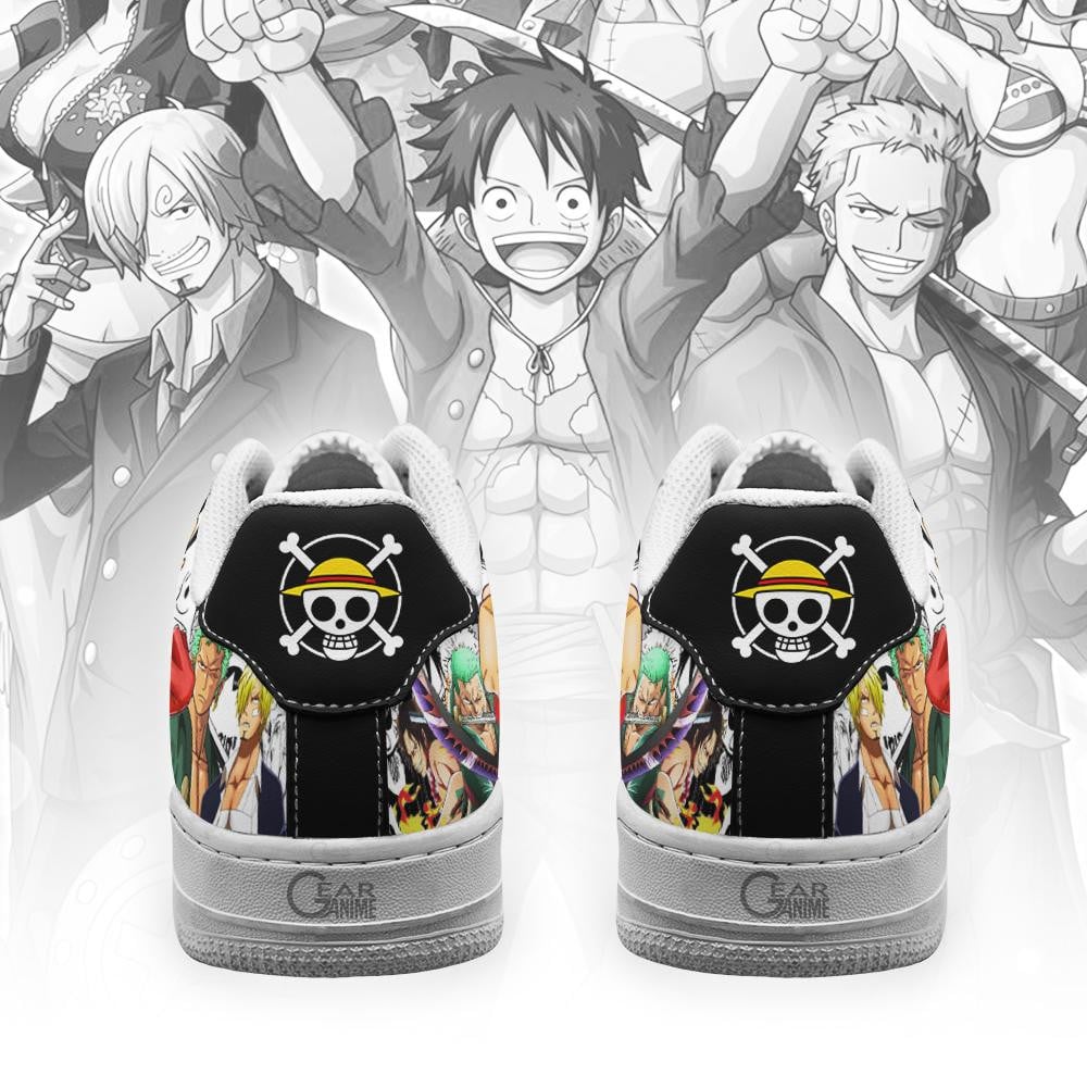 One Piece Air Sneakers Mixed Manga Style Anime Shoes