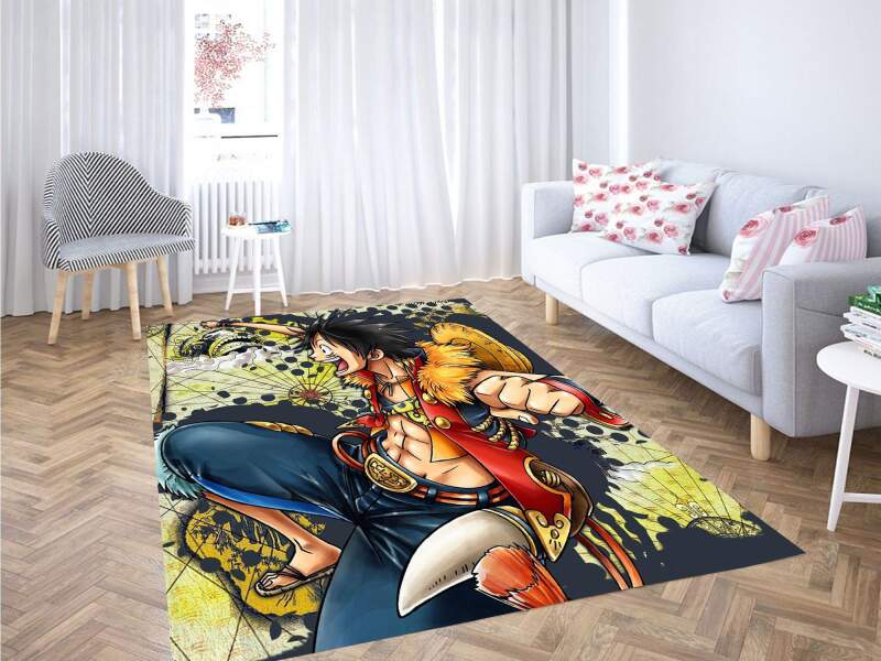 One Piece Anime Carpet Rectangle Rug