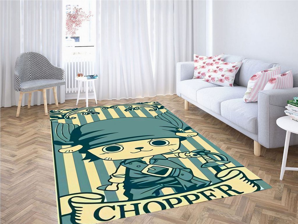 One Piece Choper Living Room Modern Carpet Rectangle Rug