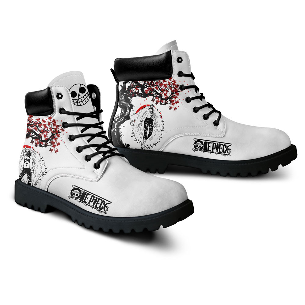 One Piece Donquixote Doflamingo Boots Anime Custom Shoes Japan Style
