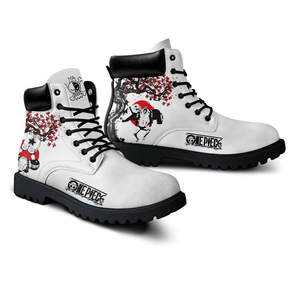 One Piece Franky Boots Anime Custom Shoes Japan Style