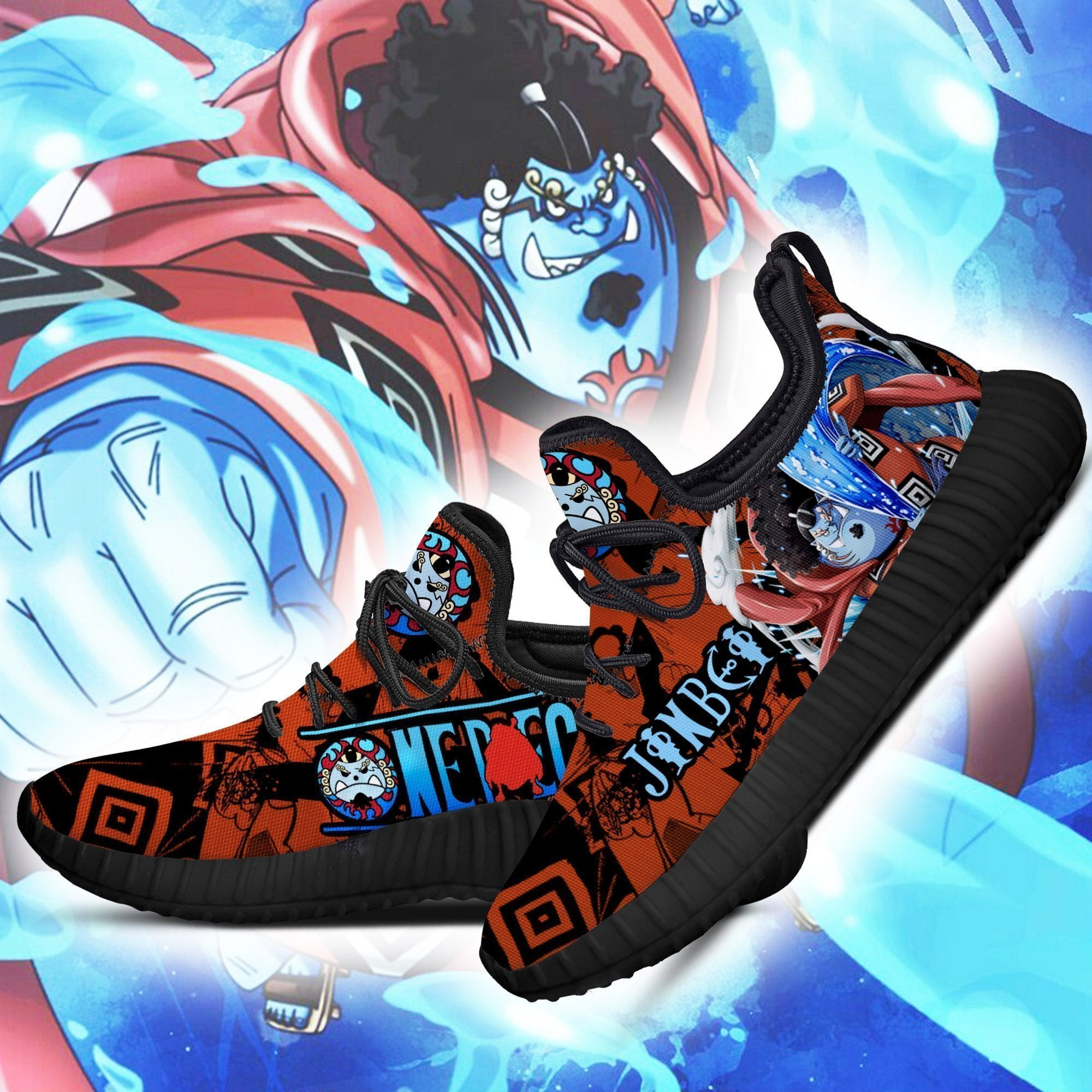 One Piece Jinbei Reze Shoes Custom One Piece Anime Sneakers