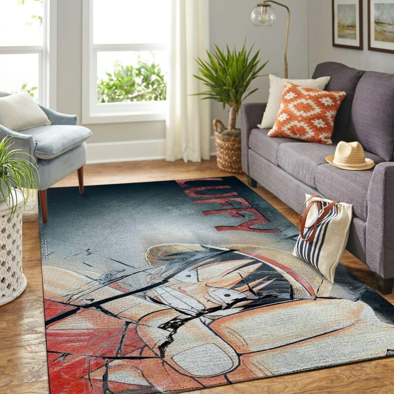 One Piece Living Room Area Rectangle Rug