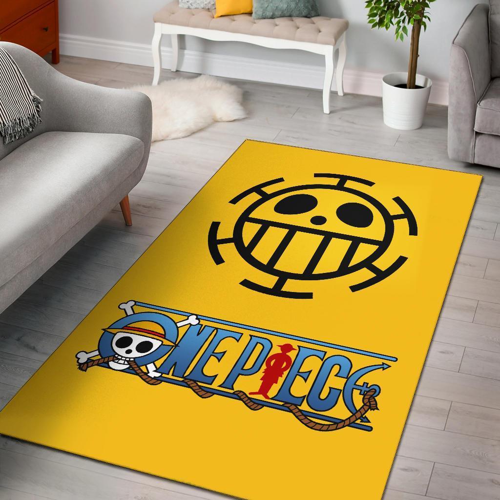 One Piece Logo Area Rectangle Rug