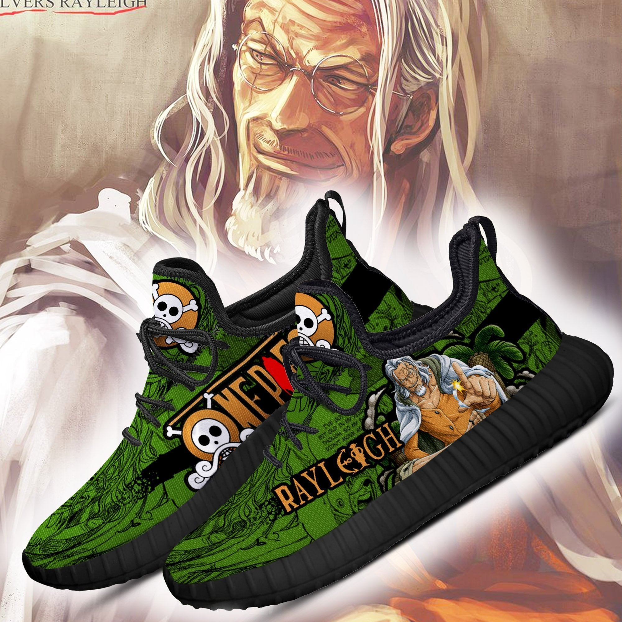 One Piece Rayleigh Reze Shoes Custom One Piece Anime Sneakers