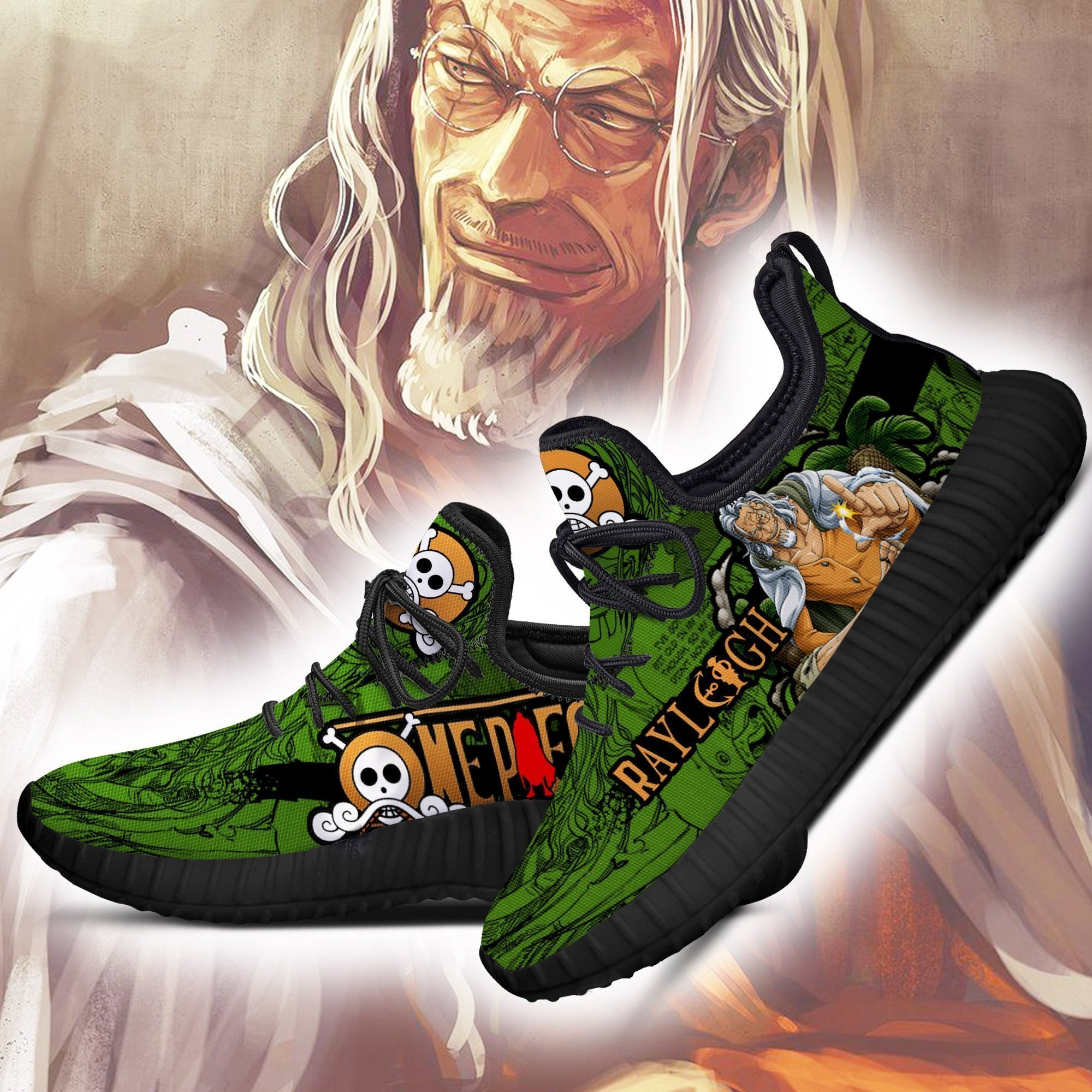 One Piece Rayleigh Reze Shoes Custom One Piece Anime Sneakers