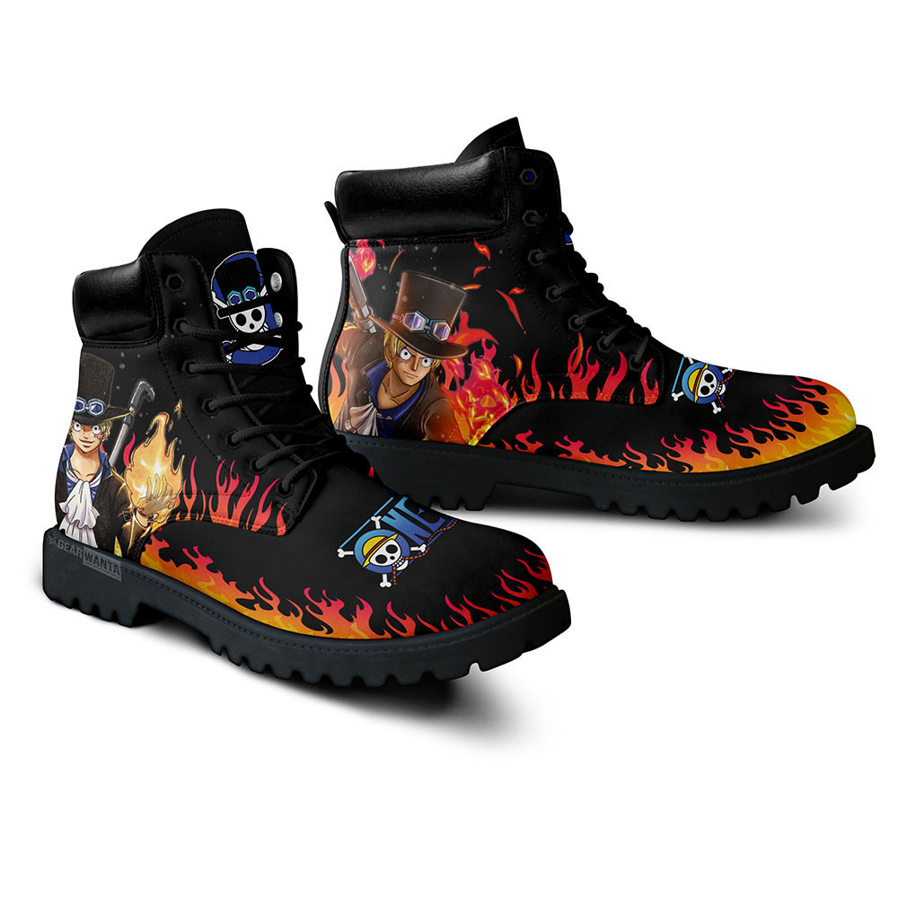 One Piece Sabo Boots Custom Anime Shoes