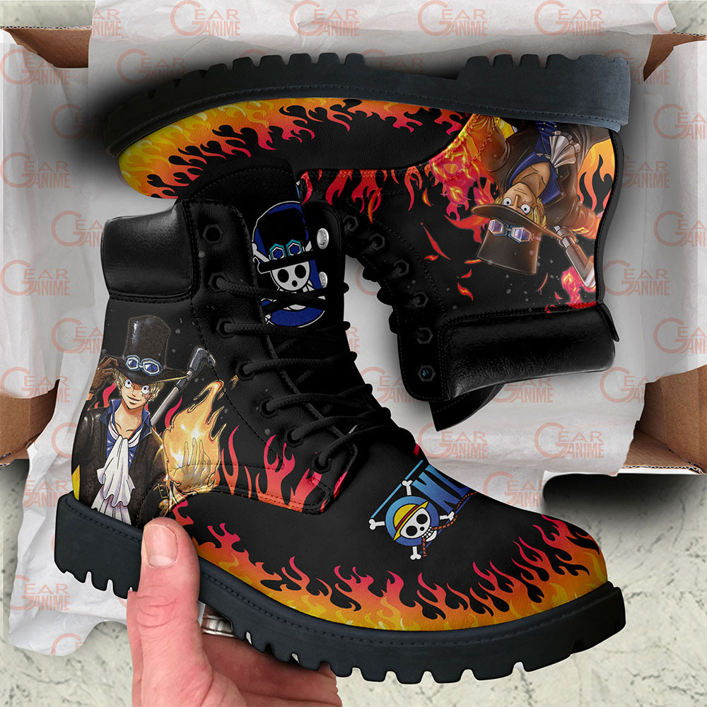 One Piece Sabo Boots Custom Anime Shoes