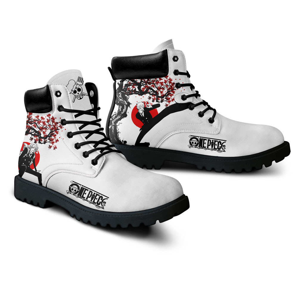One Piece Sanji Boots Anime Custom Shoes Japan Style