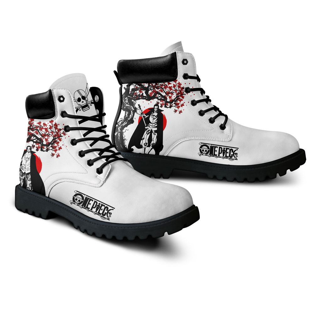 One Piece Shanks Boots Anime Custom Shoes Japan Style