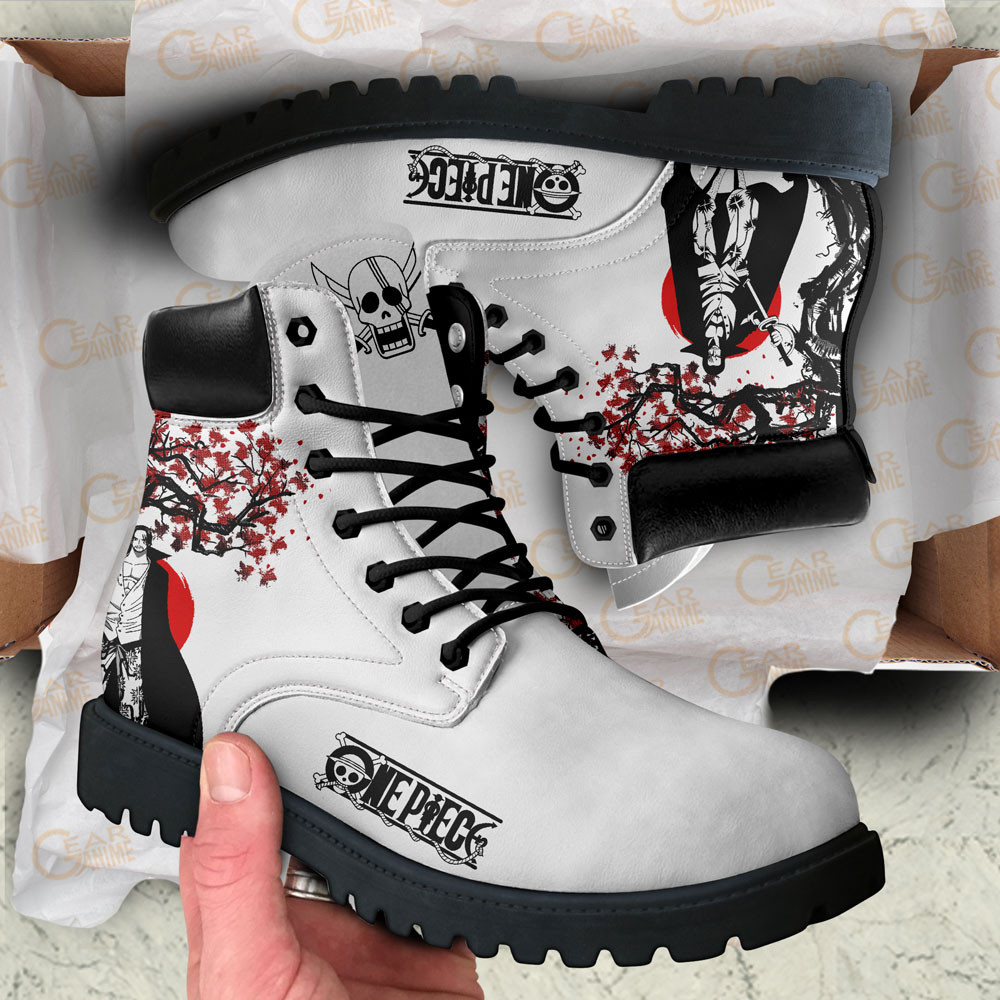 One Piece Shanks Boots Anime Custom Shoes Japan Style