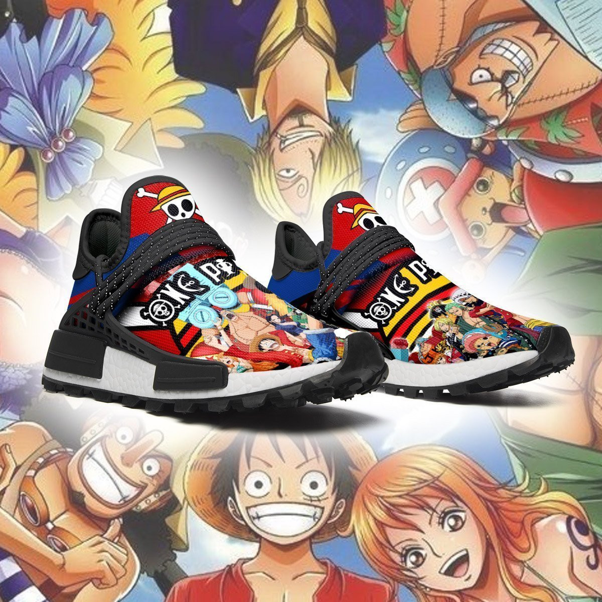 One Piece Shoes Characters Anime Sneakers, NMD Shoes