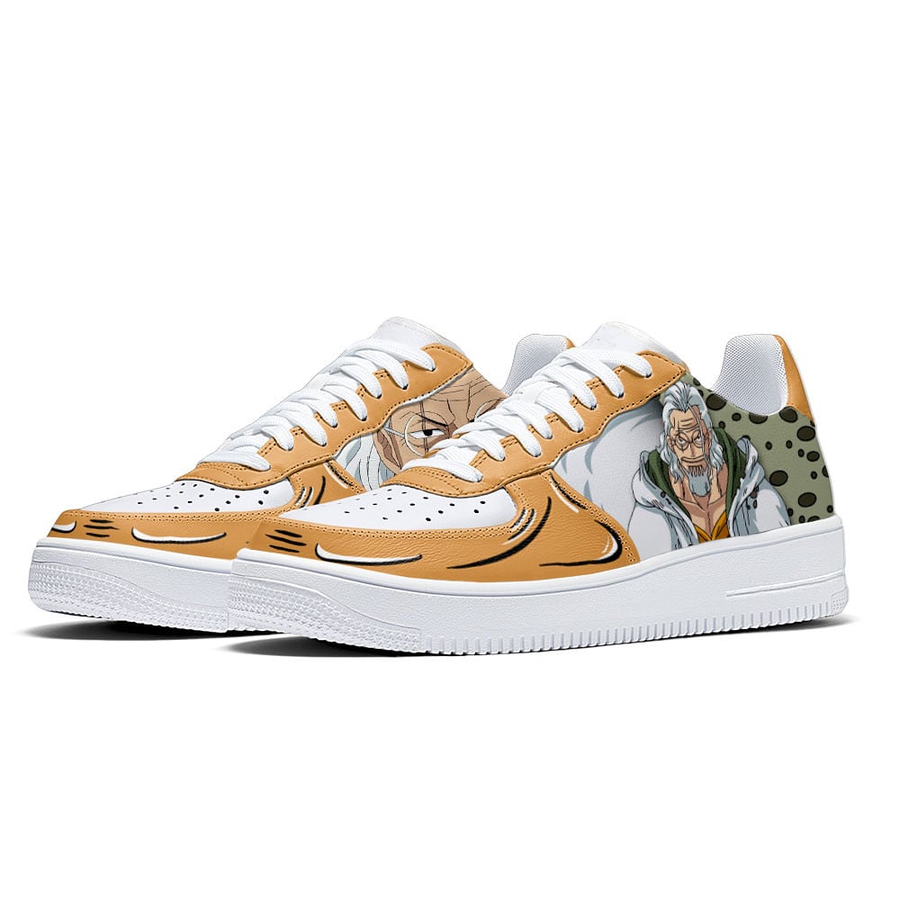 One Piece Silvers Rayleigh Air Sneakers Custom For Anime Fans
