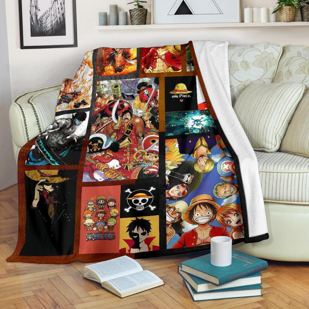 One Piece Straw Hat Pirates Anime Fleece Blanket