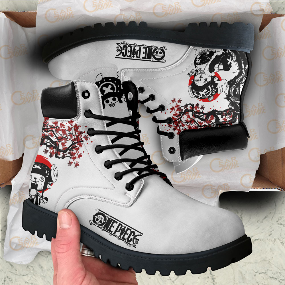 One Piece Tony Tony Chopper Boots Anime Custom Shoes Japan Style