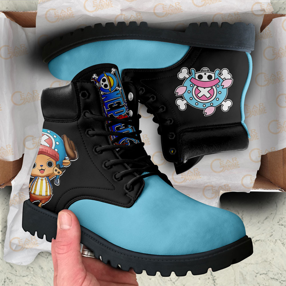One Piece Tony Tony Chopper Boots Anime Custom Shoes Simple Style