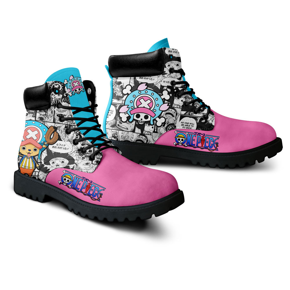 One Piece Tony Tony Chopper Boots Manga Anime Custom Shoes