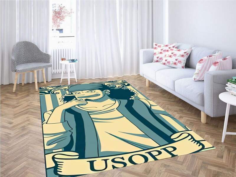 One Piece Usopp Carpet Rectangle Rug
